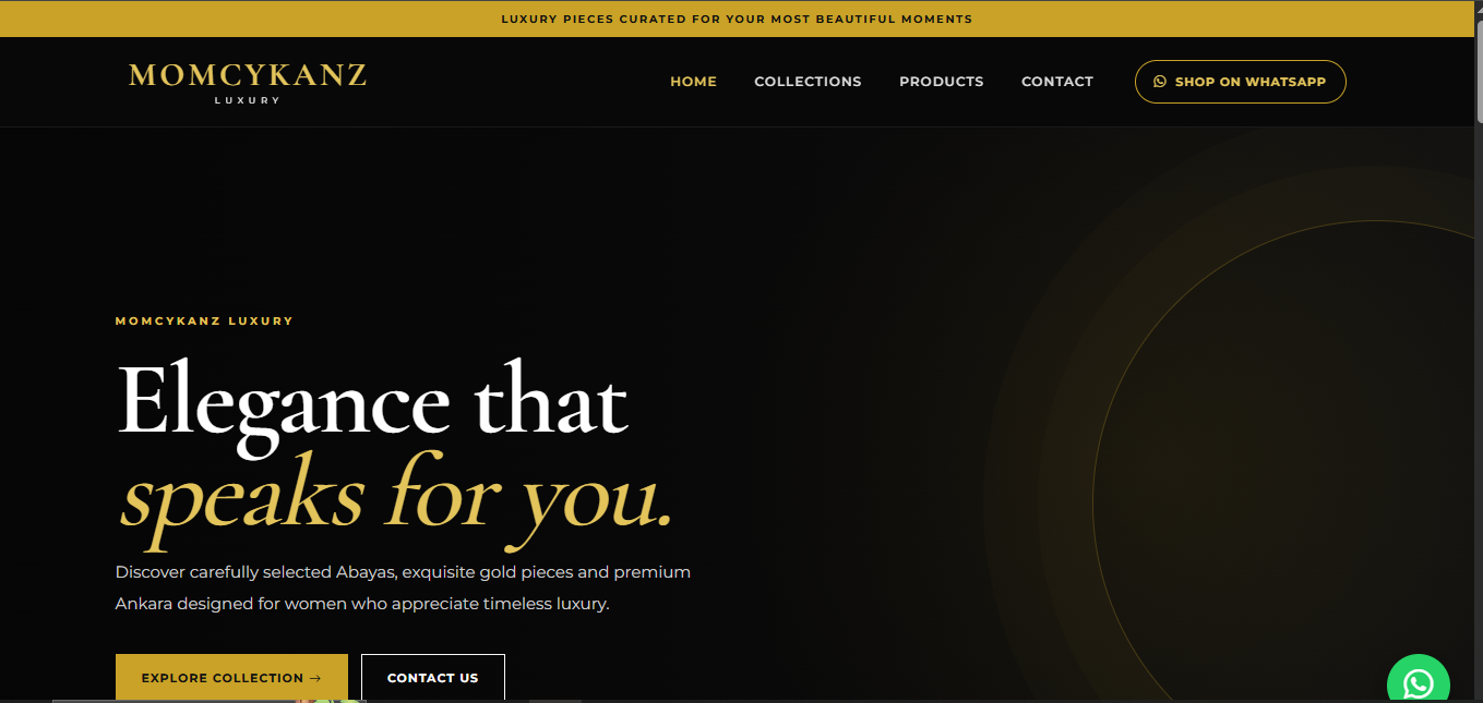 Mini E-commerce website
